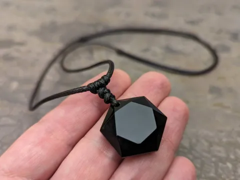 Schwarzer Obsidian Stern Anhänger: Schutz vor negativer Energie