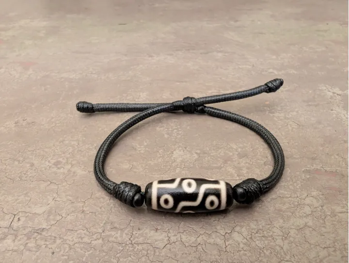 Dzi Armband 9 Augen Dzi-Stein