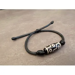 Dzi Armband 9 Augen Dzi-Stein