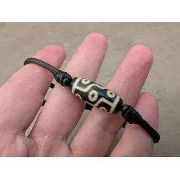 Dzi Armband 9 Augen Dzi-Stein