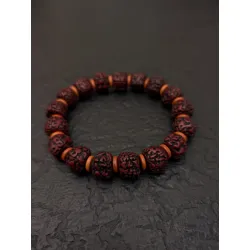 Tibetische Rudraksha Shiva Armband