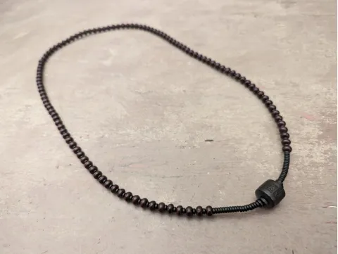 Om Mani Padme Hum Armband & Kette 2-in-1 mit Dzi Stein