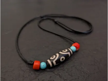 Collana Dzi 6 Occhi Pietra Dzi