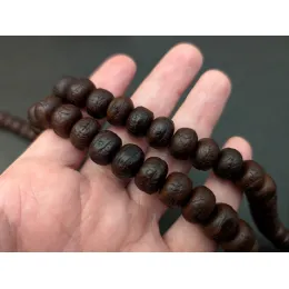 Vintage Phoenix-Eye-Mala aus Nepal, 108 Gebetsperlen