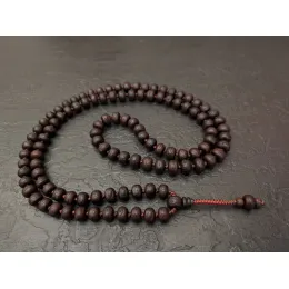 Vintage Phoenix-Eye-Mala aus Nepal, 108 Gebetsperlen