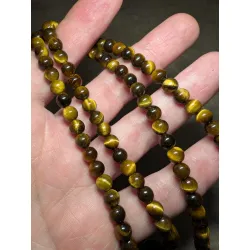 Tigerauge Mala Kette mit Gebetsmühle
