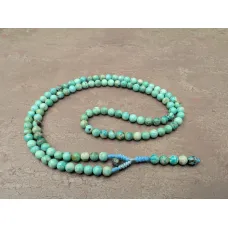 Natürlicher Türkis-Mala-Kette (Rosenkranz) mit 108 Gebetsperlen