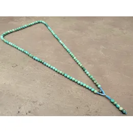 Natürlicher Türkis-Mala-Kette (Rosenkranz) mit 108 Gebetsperlen