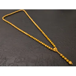 Gelber Jaspis Mala mit 108 Perlen