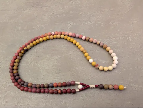 Gradient Picasso Jaspis Mala Kette