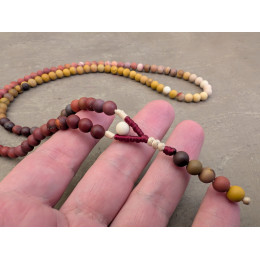 Gradient Picasso Jaspis Mala Kette