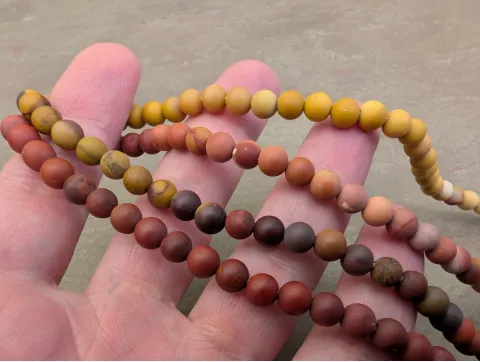 Gradient Picasso Jaspis Mala Kette