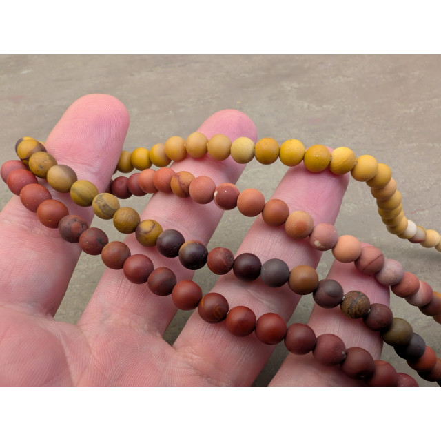 Gradient Picasso Jaspis Mala Kette
