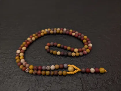 Collana Mala in Diaspro Picasso