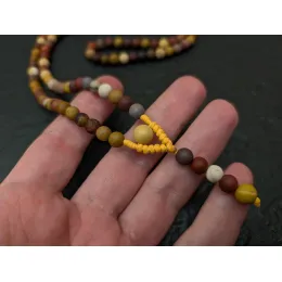 Picasso Jaspis Mala Gebetskette 108 – Spiritueller Schmuck