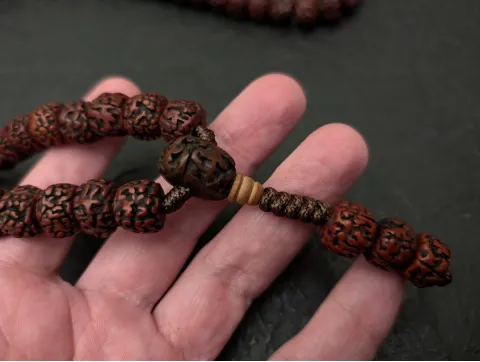 Echte Rudraksha Mala 108 Perlen