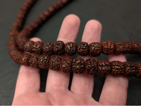 Echte Rudraksha Mala 108 Perlen