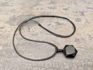 Obsidian Halskette