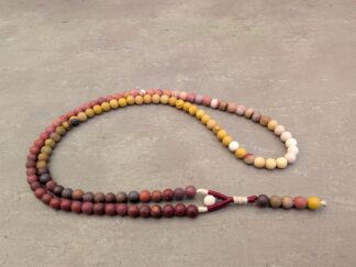 mala kette gradient Jaspis (Rote, Weiß, Gelb)