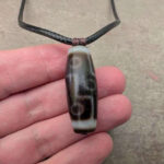 Dzi Stein echtheit Kette 9 Augen
