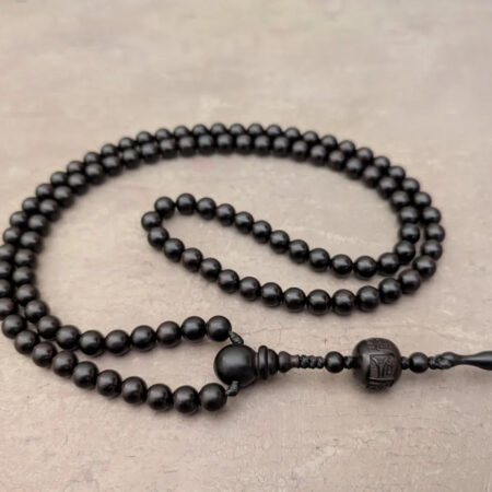 Ebenholz Mala kette 108