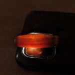 Dzi Kette 9 Augen transparenter natürlicher Achat