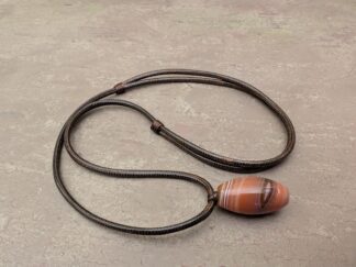 Halskette mit Botswana-Achat Anhänger