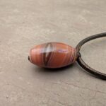 Halskette mit Botswana-Achat Anhänger