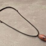 Halskette mit Botswana-Achat Anhänger