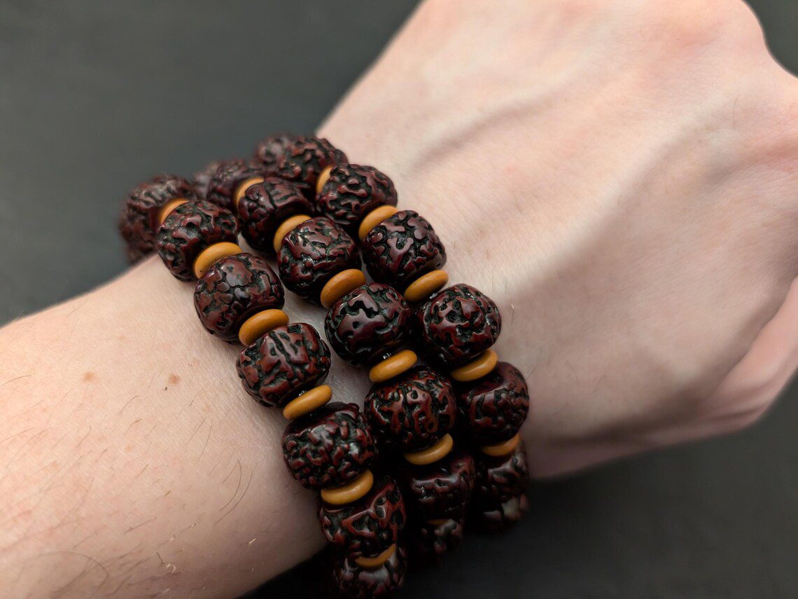 tibetische rudraksha armband