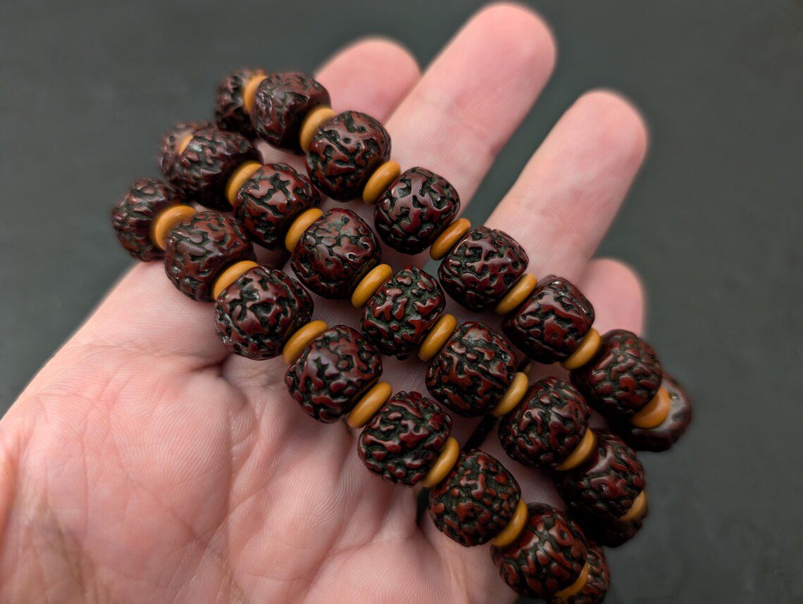 tibetische rudraksha armband