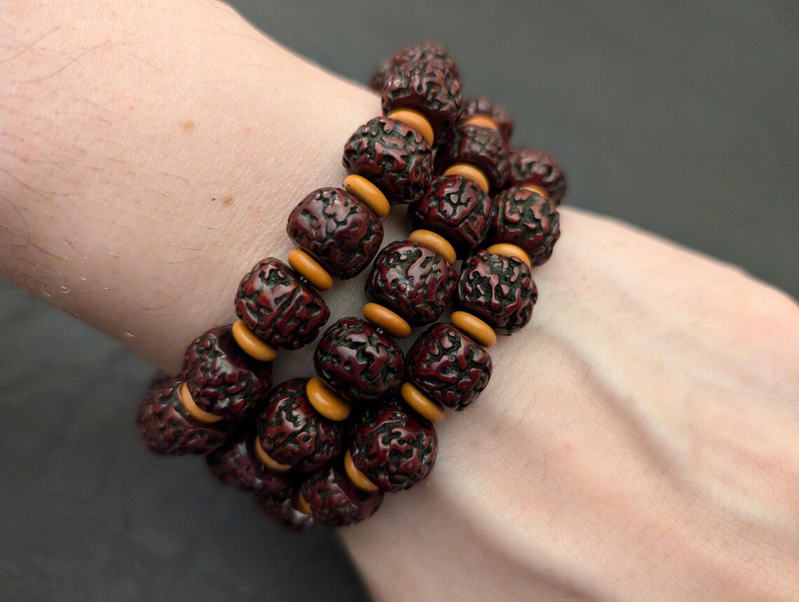 tibetische rudraksha armband