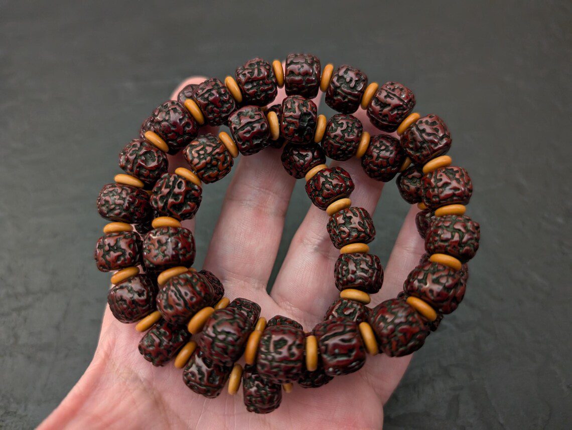 tibetische rudraksha armband