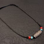 Dzi Stein Halskette Drachenauge